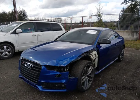 2016 Audi S5 3.0T Premium Plus z USA, uszkodzony, nr VIN WAUC4AFR9GA028376